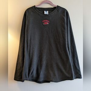 NCAA Black Arkansas Sweatshirt